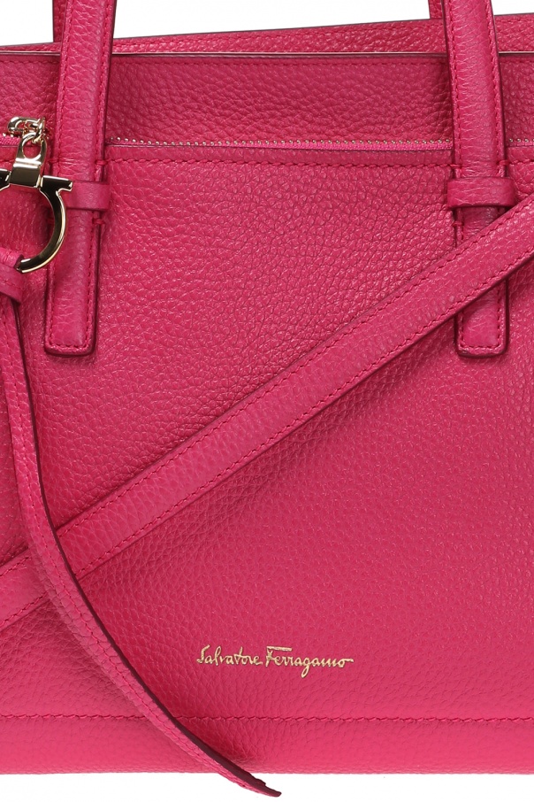 'Amy' Leather Shoulder Bag Salvatore Ferragamo Vitkac HK